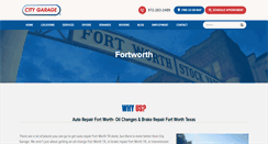 Desktop Screenshot of fortworth.citygaragedfw.com
