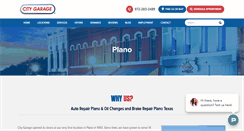 Desktop Screenshot of plano.citygaragedfw.com