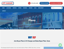 Tablet Screenshot of plano.citygaragedfw.com