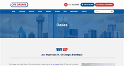 Desktop Screenshot of dallas.citygaragedfw.com