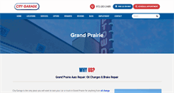 Desktop Screenshot of grandprairie.citygaragedfw.com