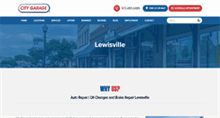 Desktop Screenshot of lewisville.citygaragedfw.com
